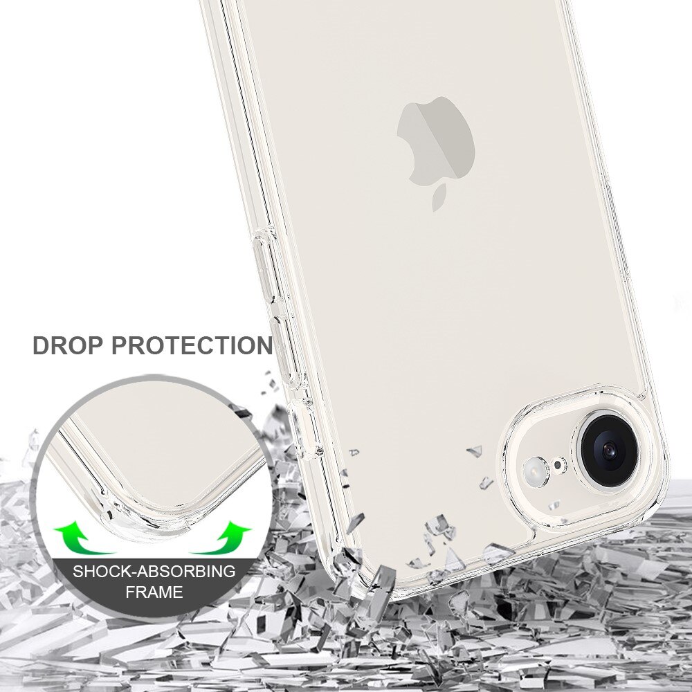 Cover ibride per iPhone SE (2024) trasparente