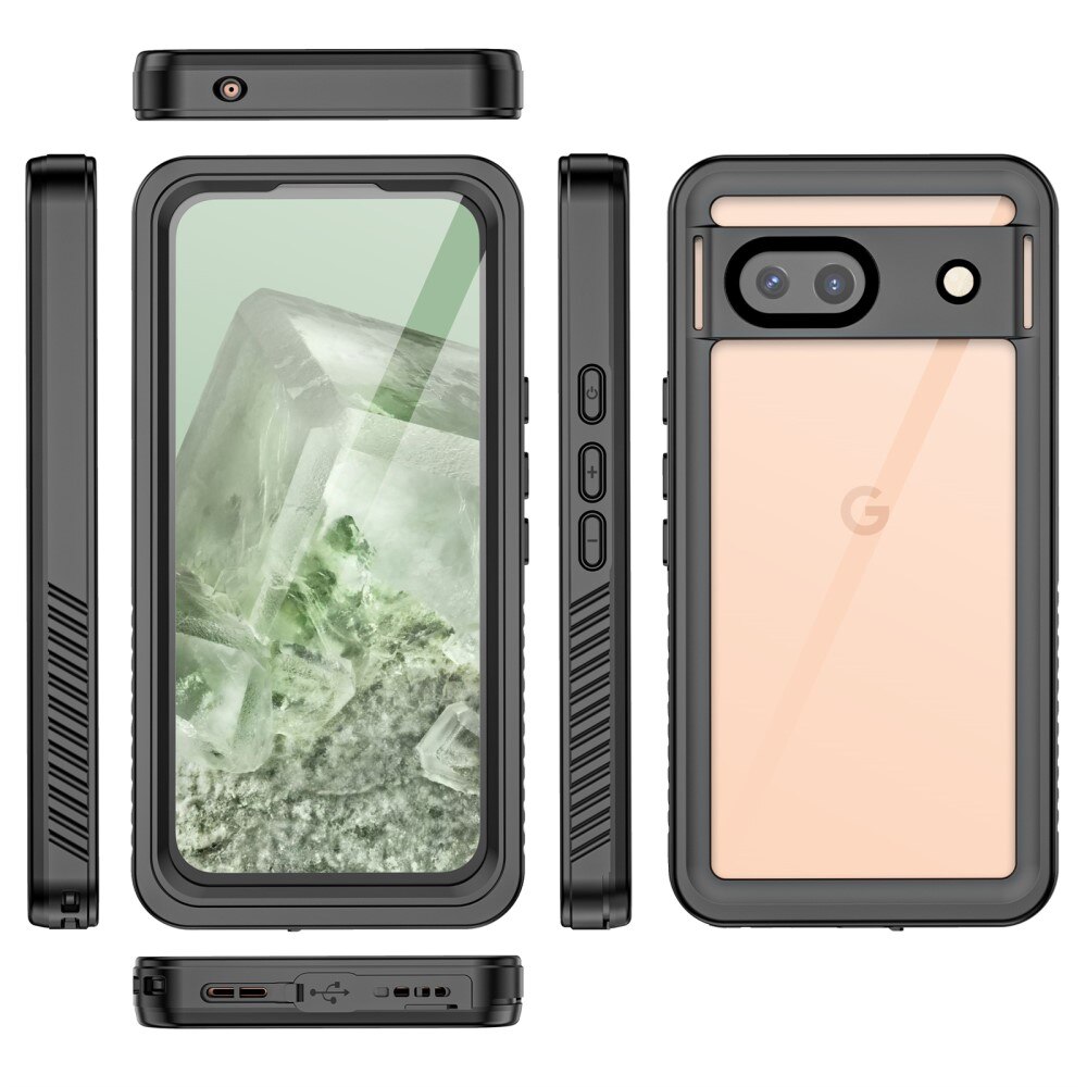 Cover ibrida impermeabile Google Pixel 8a trasparente