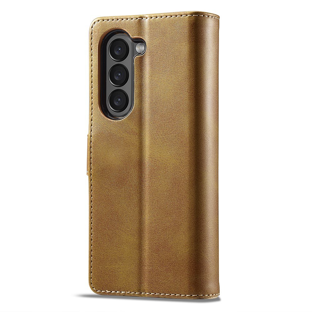 Custodie a portafoglio Samsung Galaxy Z Fold 6 cognac