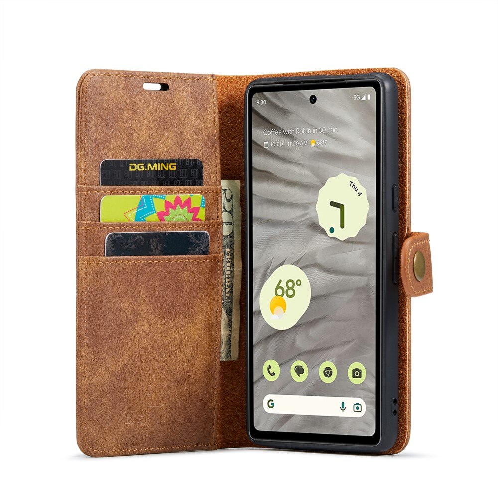 Cover portafoglio Magnet Wallet Google Pixel 9 Cognac