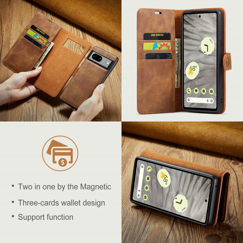 Cover portafoglio Magnet Wallet Google Pixel 9 Pro Cognac