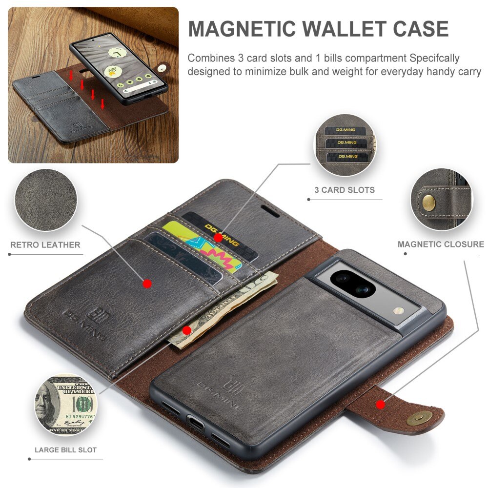 Cover portafoglio Magnet Wallet Google Pixel 9 Brown