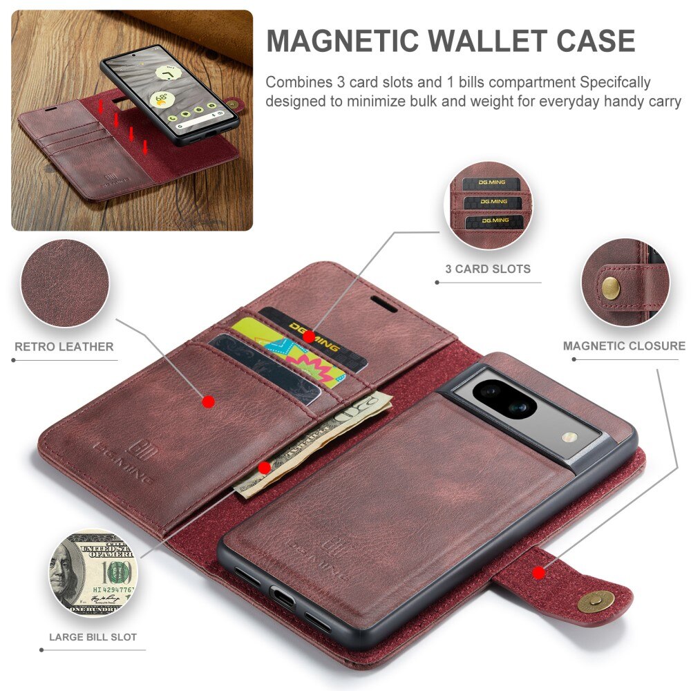 Cover portafoglio Magnet Wallet Google Pixel 9 Pro XL Red