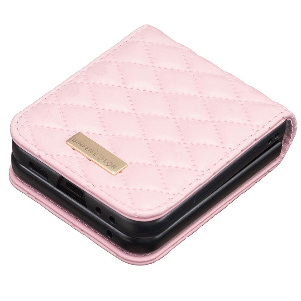 Custodia imbottita Samsung Galaxy Z Flip 6 rosa