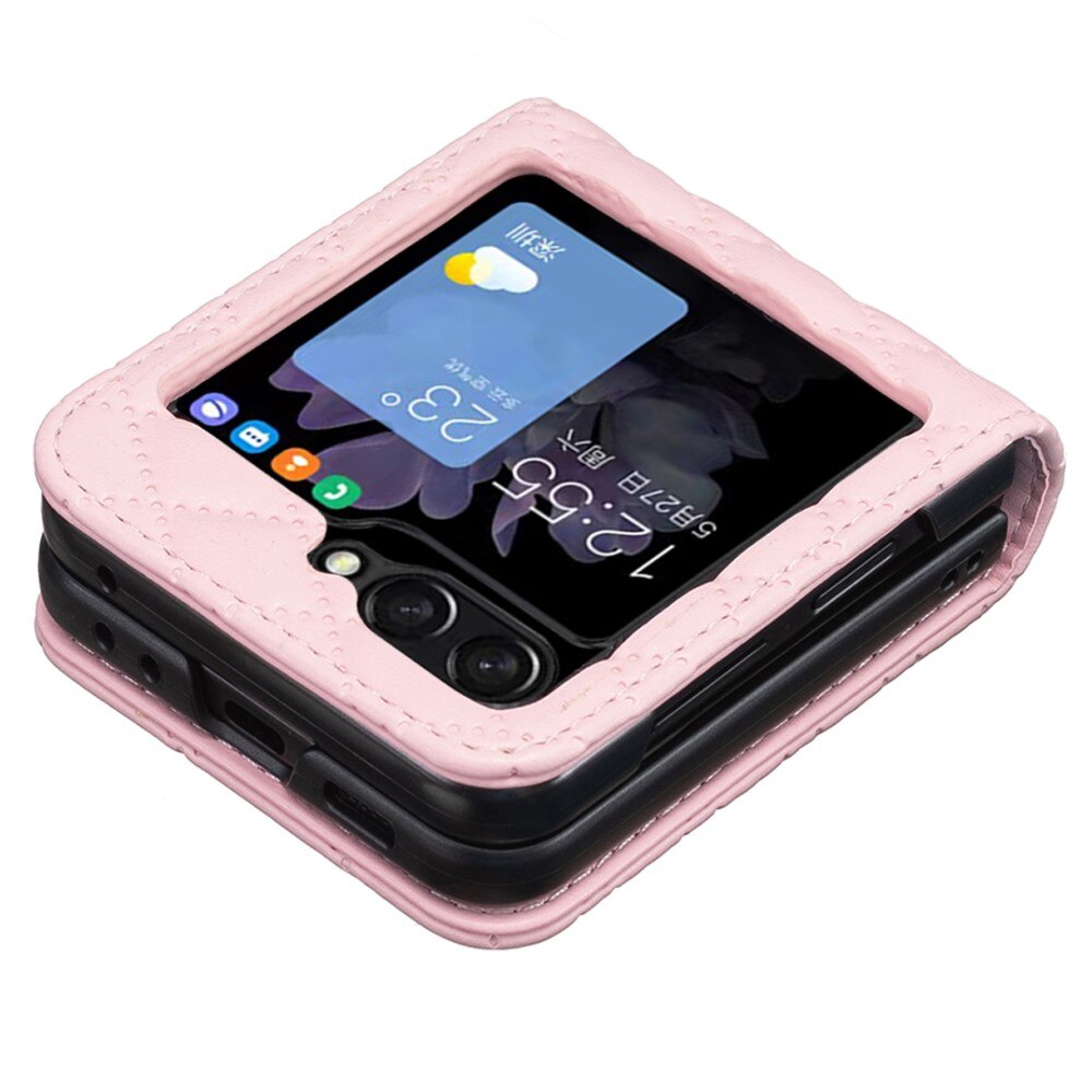 Custodia imbottita Samsung Galaxy Z Flip 6 rosa