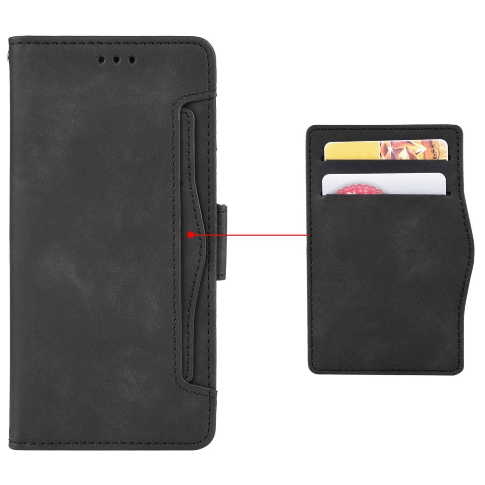 Cover portafoglio Multi Motorola Edge 50 Fusion nero