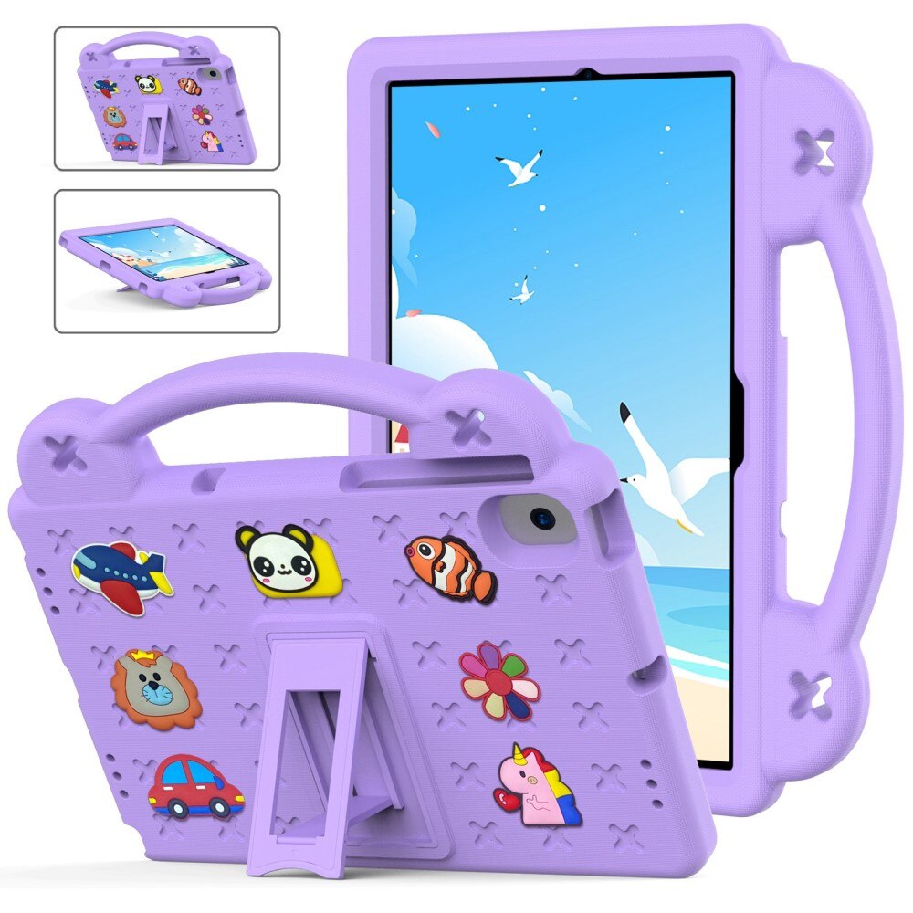Kickstand Cover anti-urto per bambini Samsung Galaxy Tab A8 10.5, viola