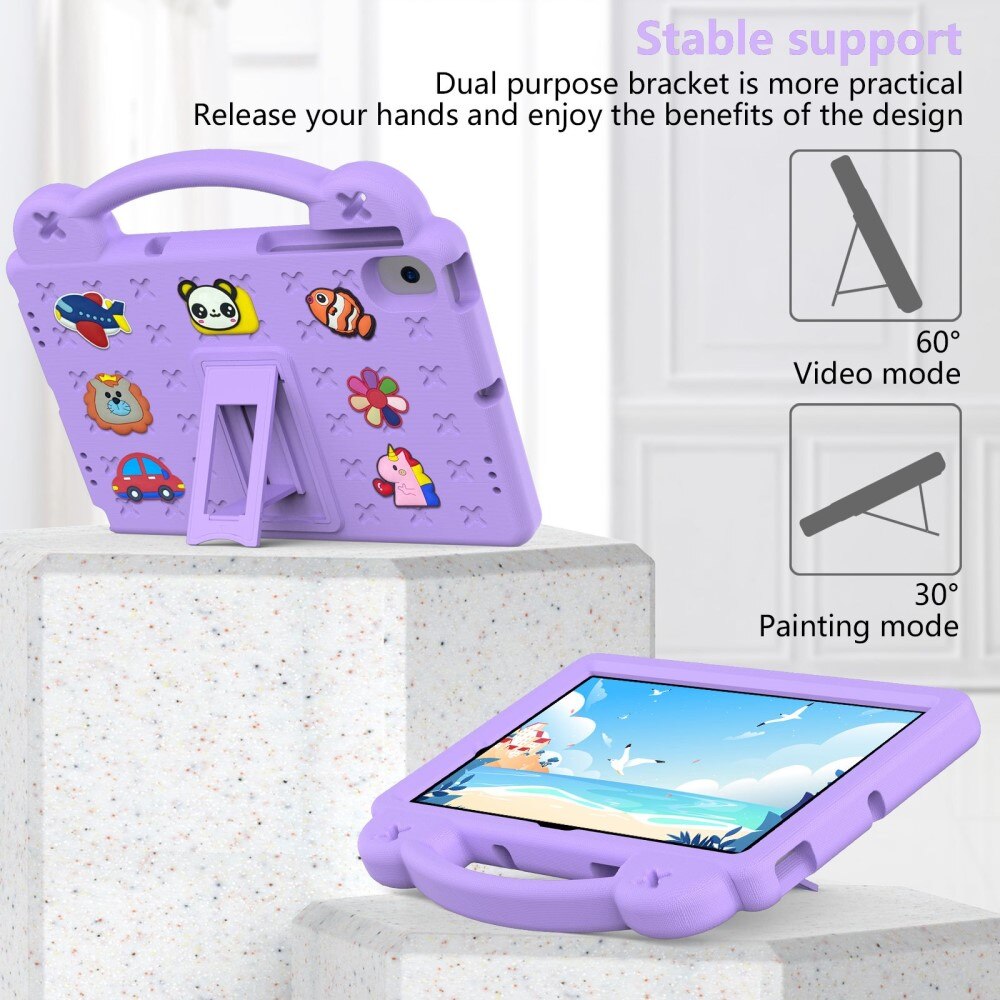 Kickstand Cover anti-urto per bambini Samsung Galaxy Tab A8 10.5, viola