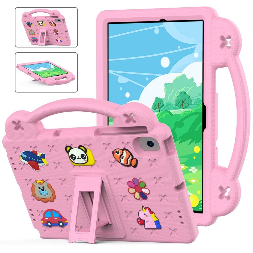 Kickstand Cover anti-urto per bambini Samsung Galaxy Tab A8 10.5, rosa