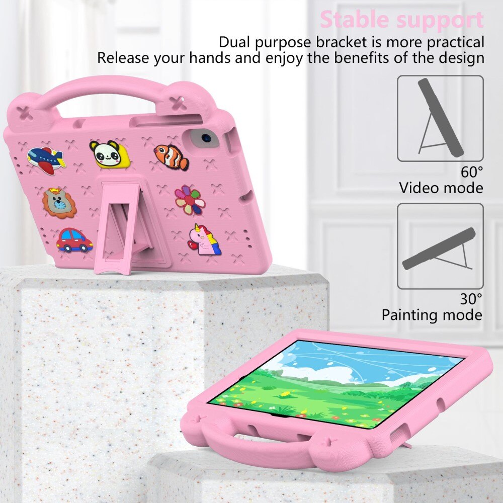 Kickstand Cover anti-urto per bambini Samsung Galaxy Tab A8 10.5, rosa