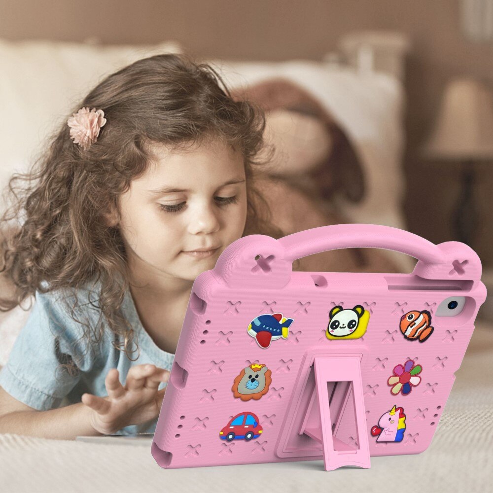 Kickstand Cover anti-urto per bambini Samsung Galaxy Tab A8 10.5, rosa