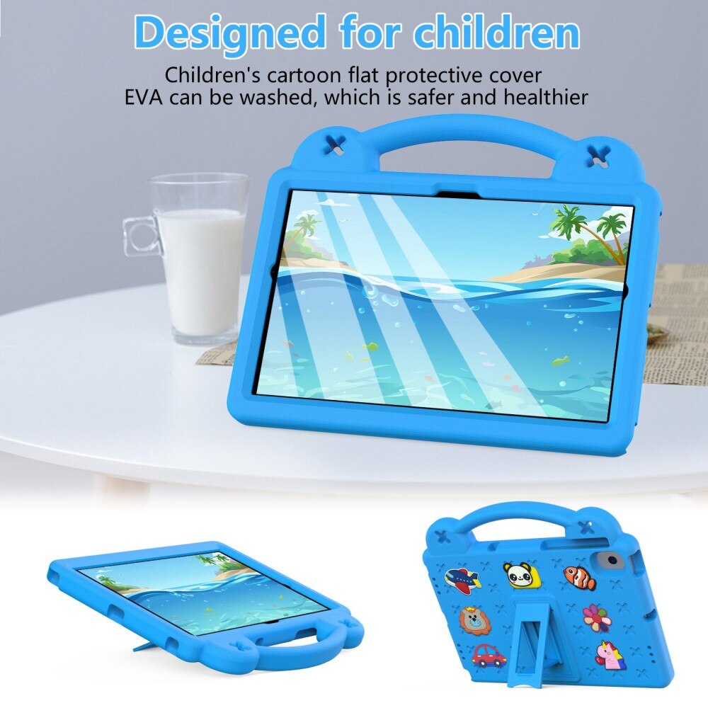 Kickstand Cover anti-urto per bambini Samsung Galaxy Tab A8 10.5, blu