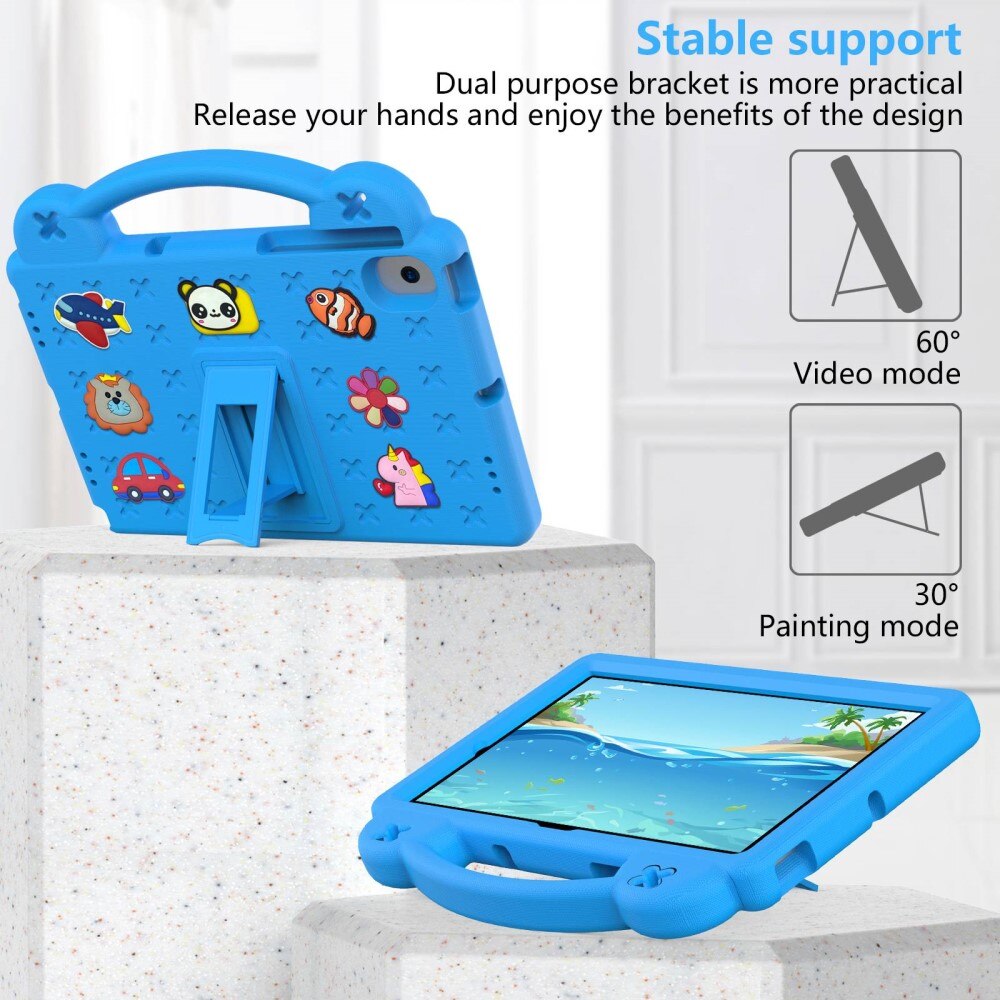 Kickstand Cover anti-urto per bambini Samsung Galaxy Tab A8 10.5, blu