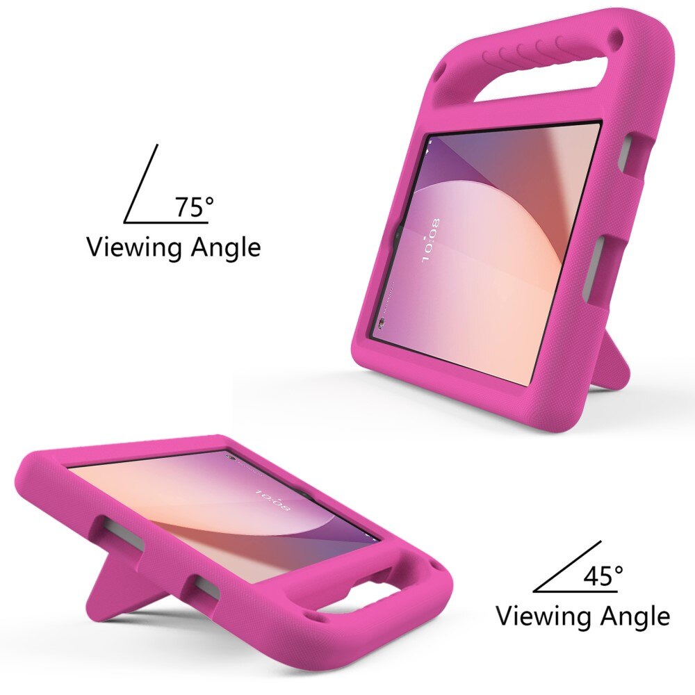 Custodia EVA con maniglia per bambini per Lenovo Tab M8 (4th Gen) rosa