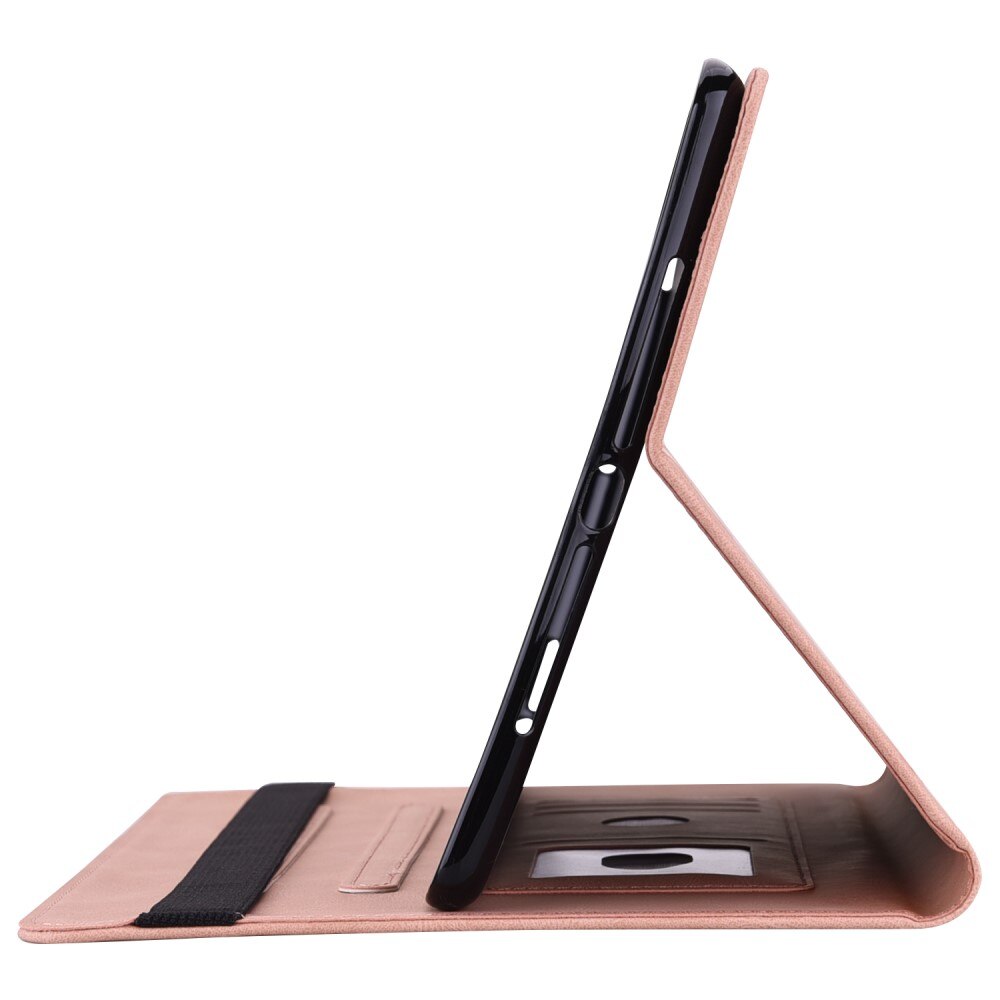 Custodia in pelle con farfalla Lenovo Tab M10 5G rosa