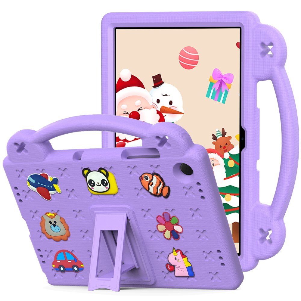 Kickstand Cover anti-urto per bambini Samsung Galaxy Tab A9 Plus, viola