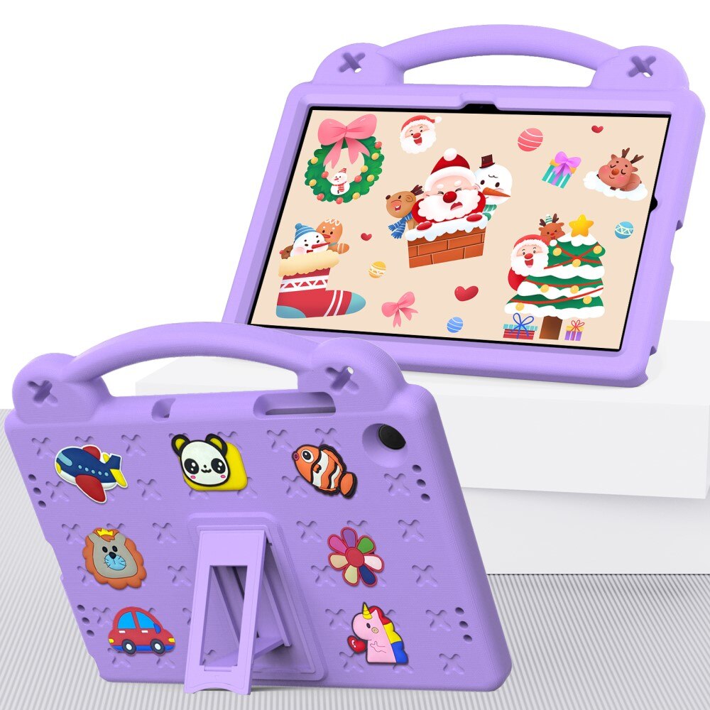 Kickstand Cover anti-urto per bambini Samsung Galaxy Tab A9 Plus, viola