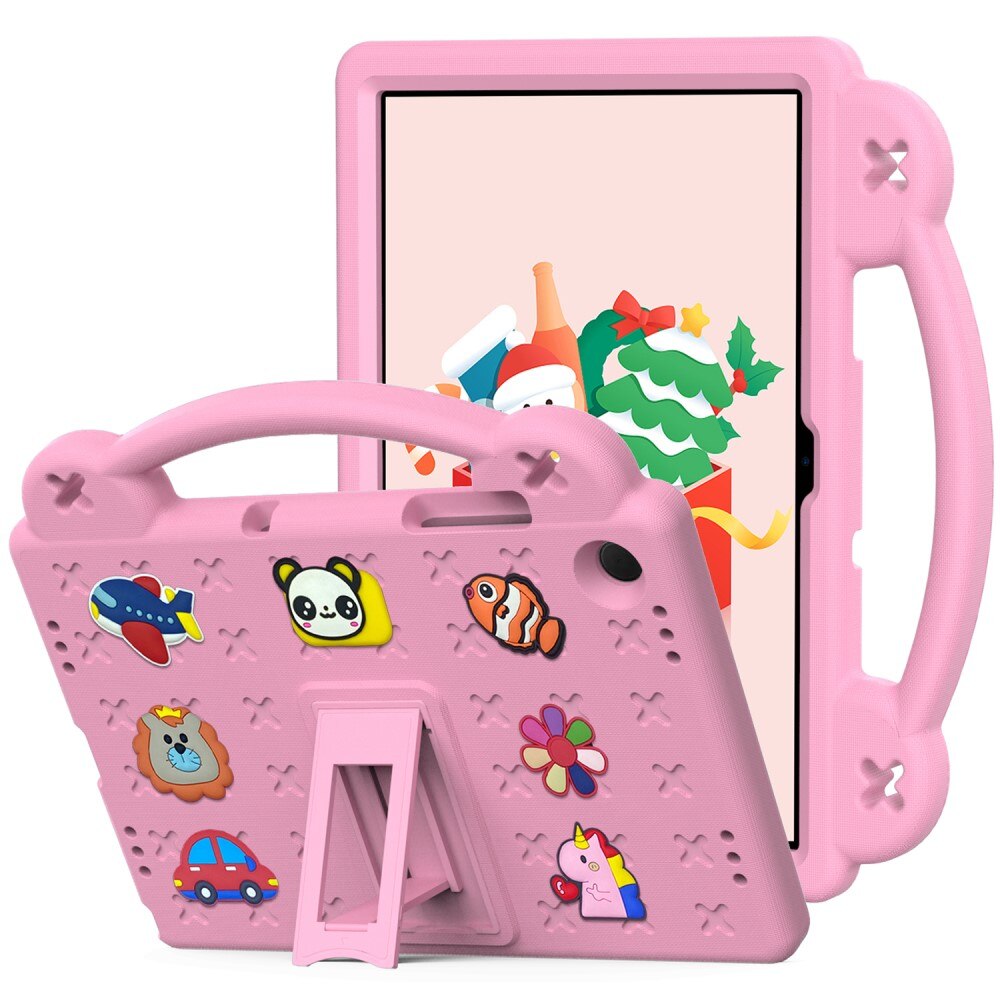 Kickstand Cover anti-urto per bambini Samsung Galaxy Tab A9 Plus, rosa