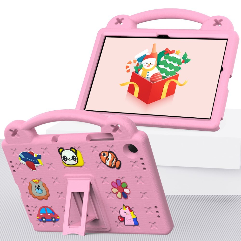 Kickstand Cover anti-urto per bambini Samsung Galaxy Tab A9 Plus, rosa