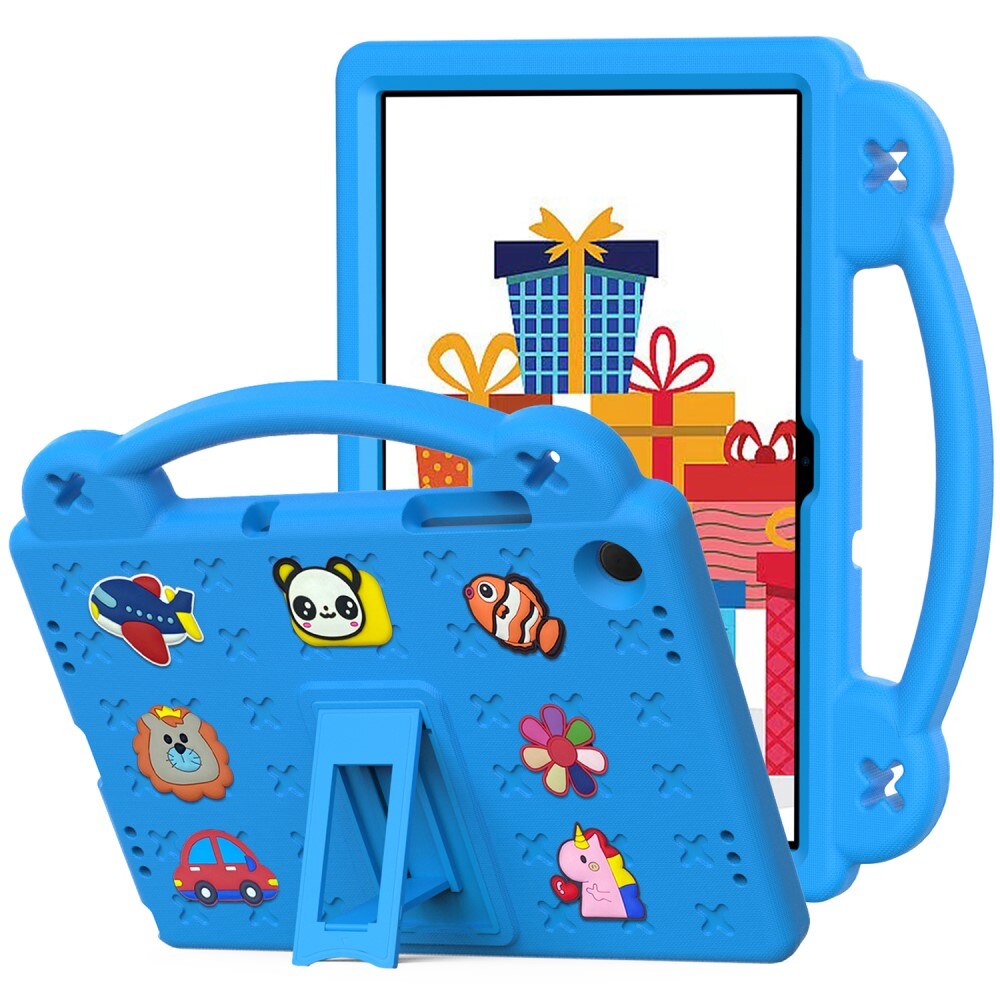 Kickstand Cover anti-urto per bambini Samsung Galaxy Tab A9 Plus, blu