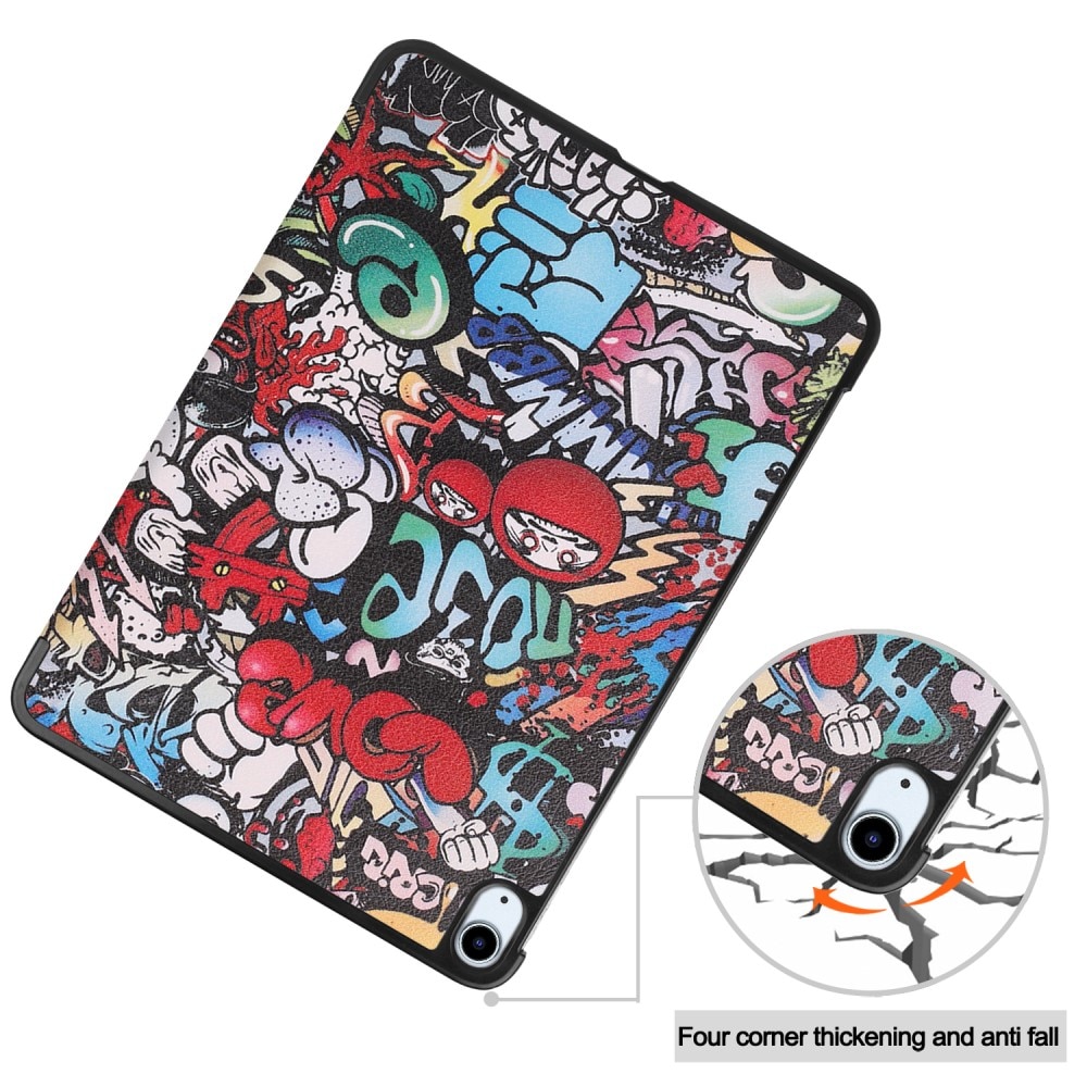 Cover Tri-Fold iPad Air 11 6th Gen (2024) Graffiti