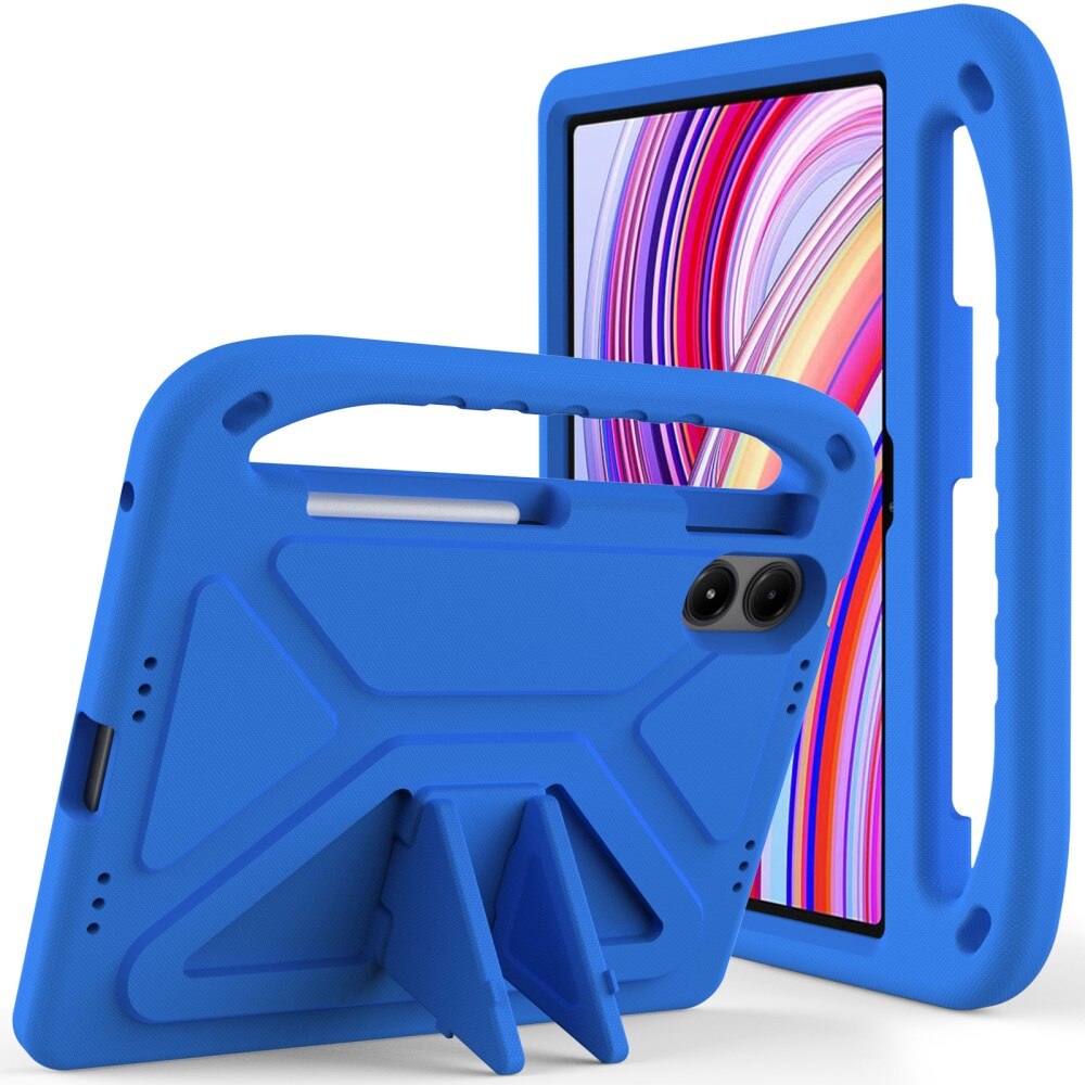 Custodia EVA con maniglia per bambini per Xiaomi Redmi Pad Pro blu