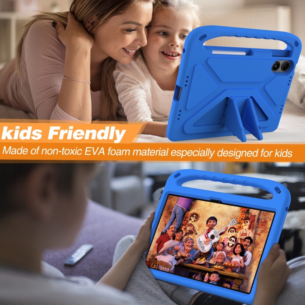 Custodia EVA con maniglia per bambini per Xiaomi Redmi Pad Pro blu