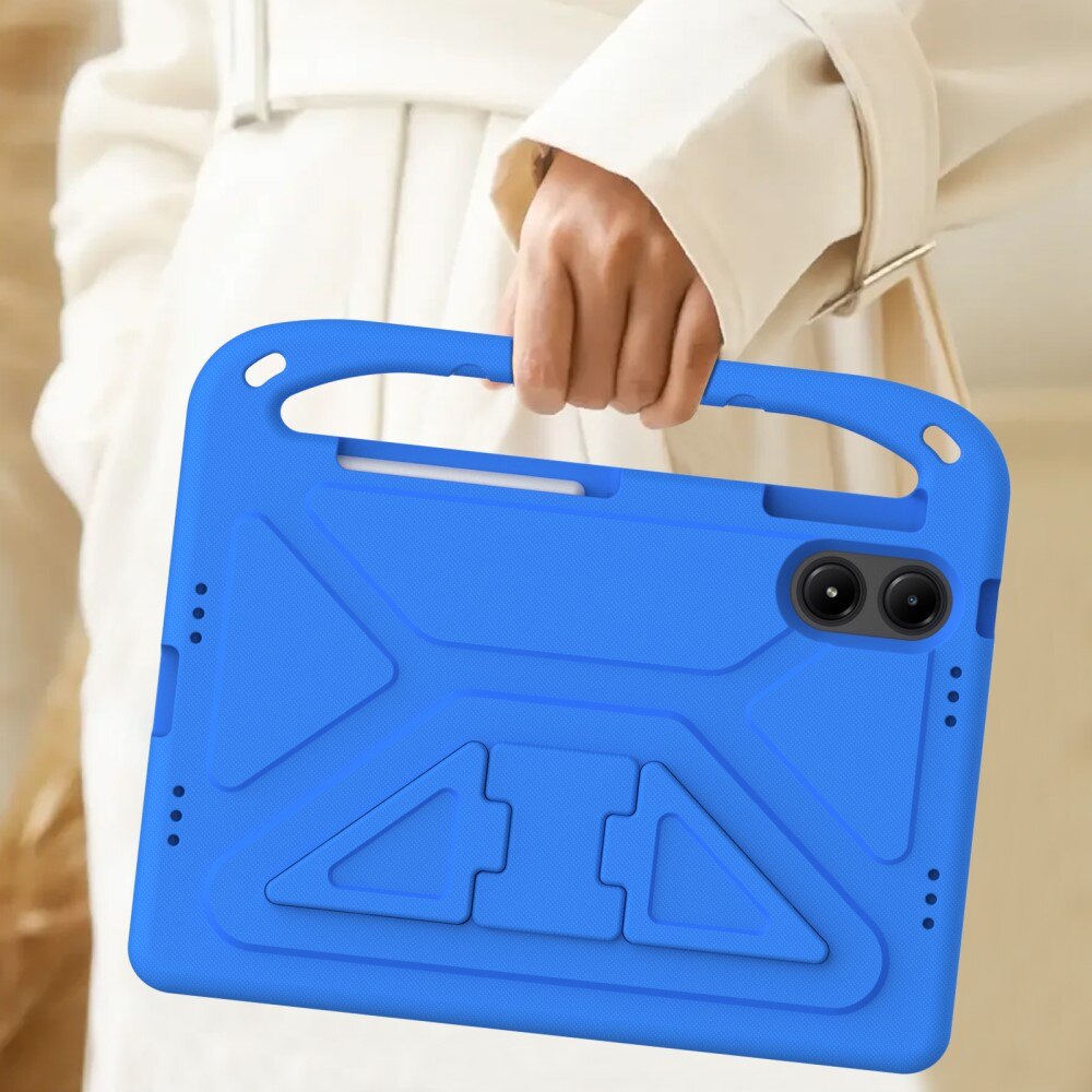 Custodia EVA con maniglia per bambini per Xiaomi Redmi Pad Pro blu