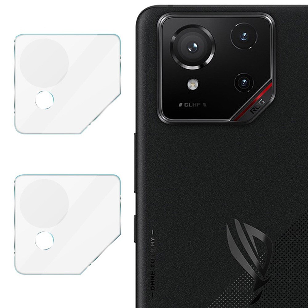 Proteggilente in vetro temperato da 0,2 mm (2 pezzi) Asus ROG Phone 9 Pro trasparente