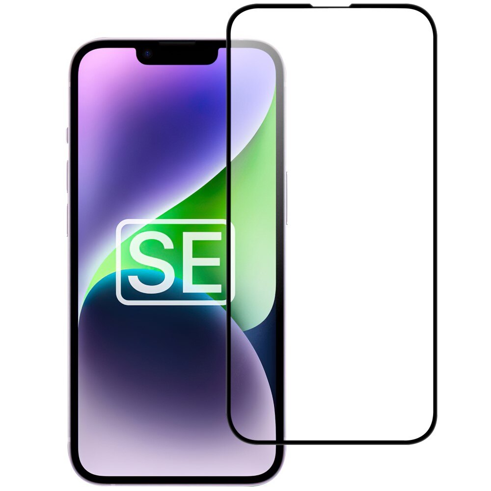 Proteggischermo per schermo intero iPhone SE 2025 nero