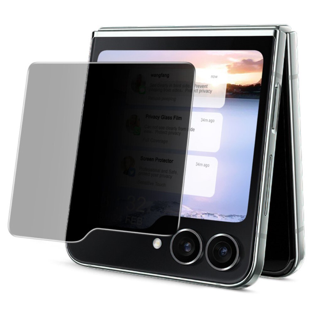Privacy Prottegischermo esterno Vetro Temperato Samsung Galaxy Z Flip 6