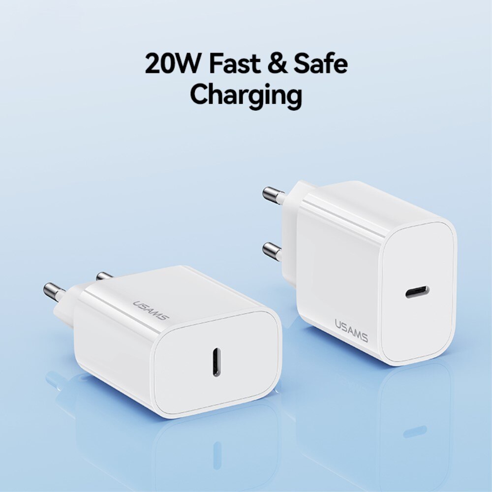 Caricabatterie USB-C 20W bianco