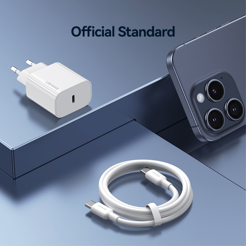 Caricabatterie USB-C 20W bianco