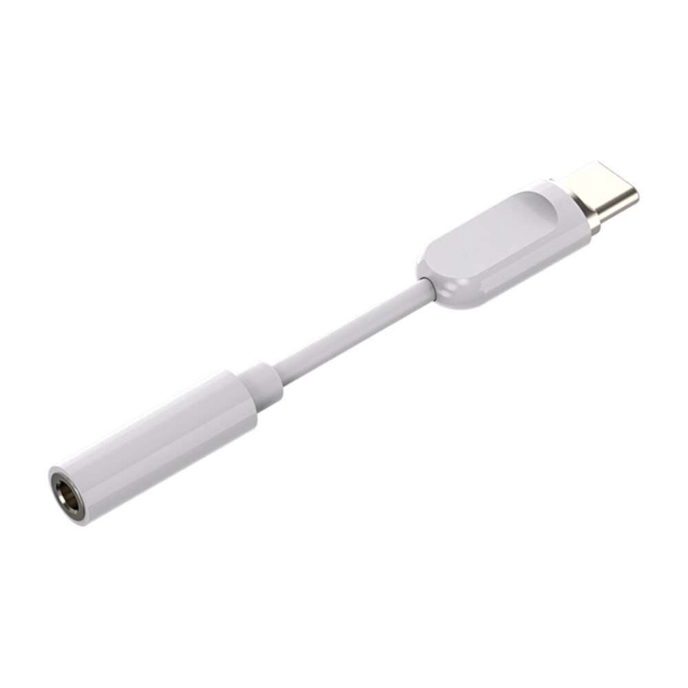 Adattatore cuffie USB-C a 3,5mm DAC bianco