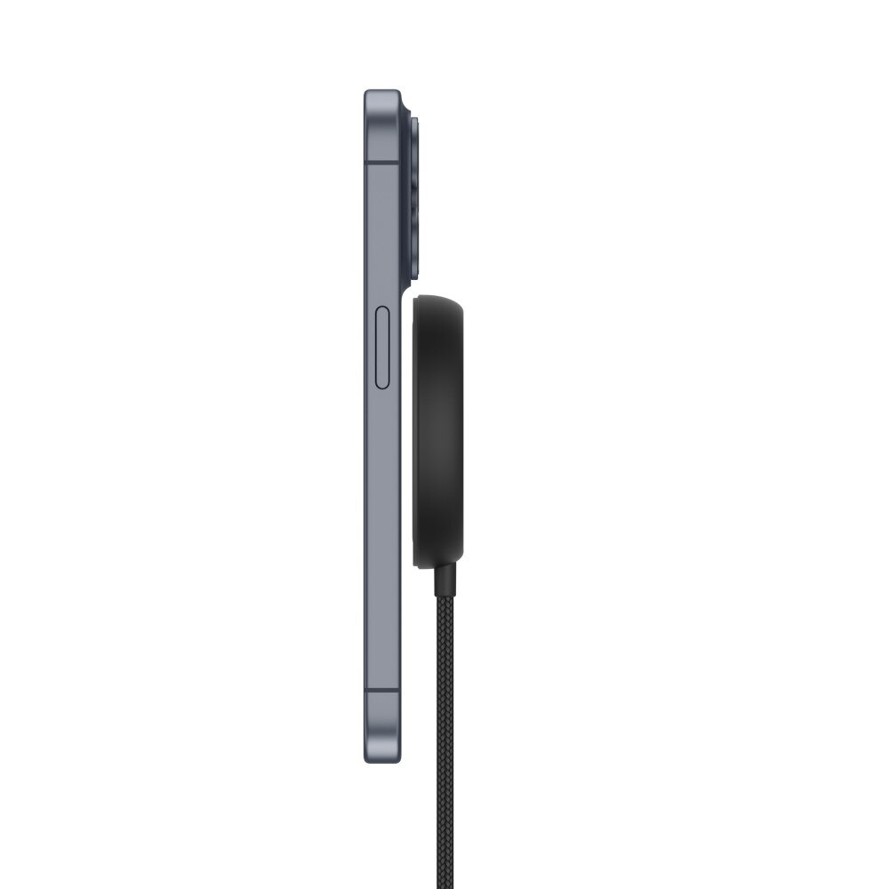 Caricatore Wireless Qi2 15W MagSafe con Supporto nero