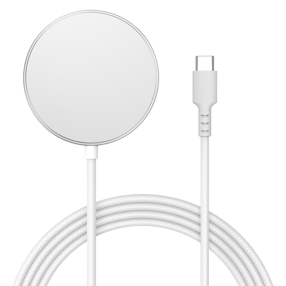 Caricatore Wireless Qi2 15W MagSafe bianco