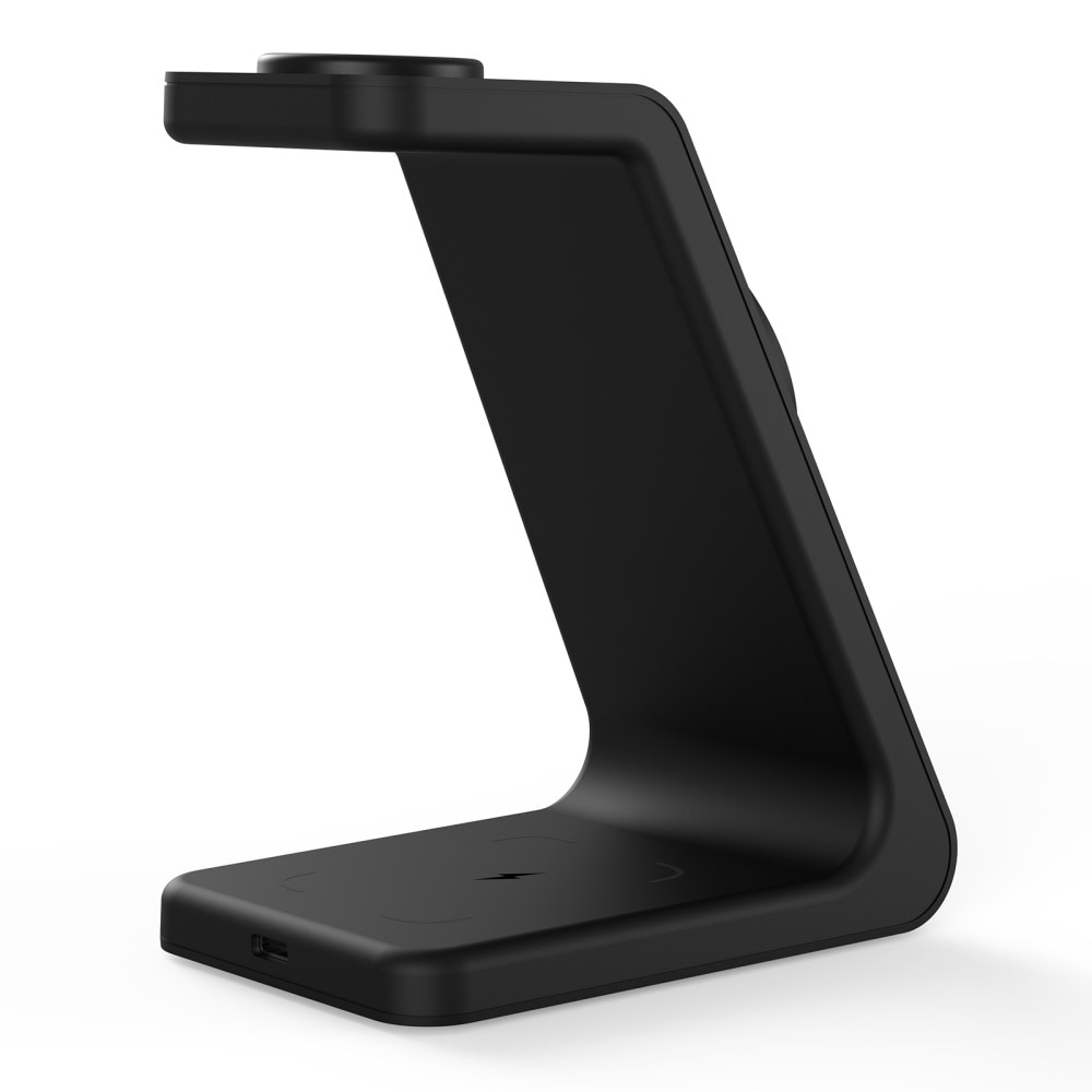 Modern 3-in-1 Stazione di Ricarica Magnetica Wireless nero