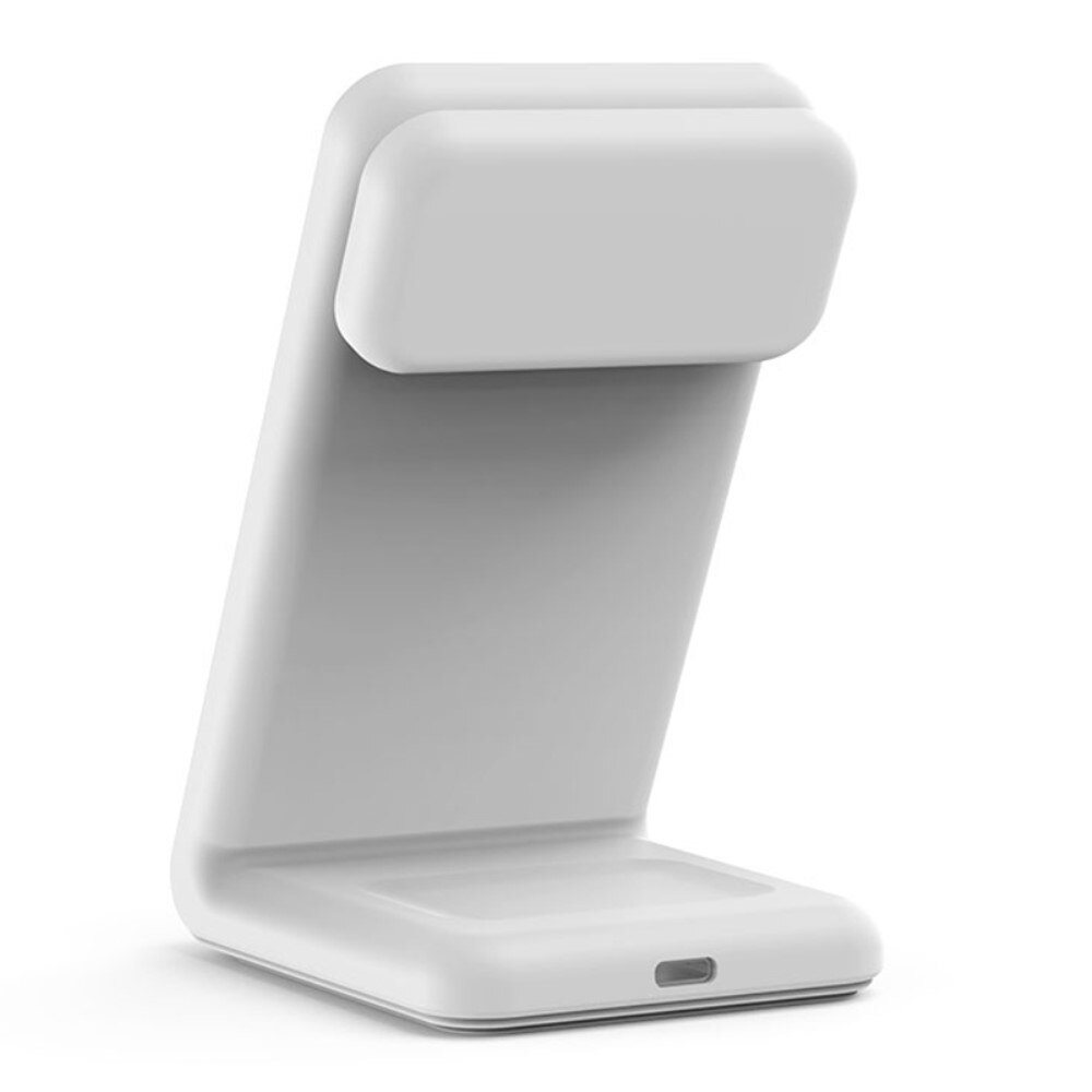 Modern 3-in-1 Stazione di Ricarica Magnetica Wireless bianco