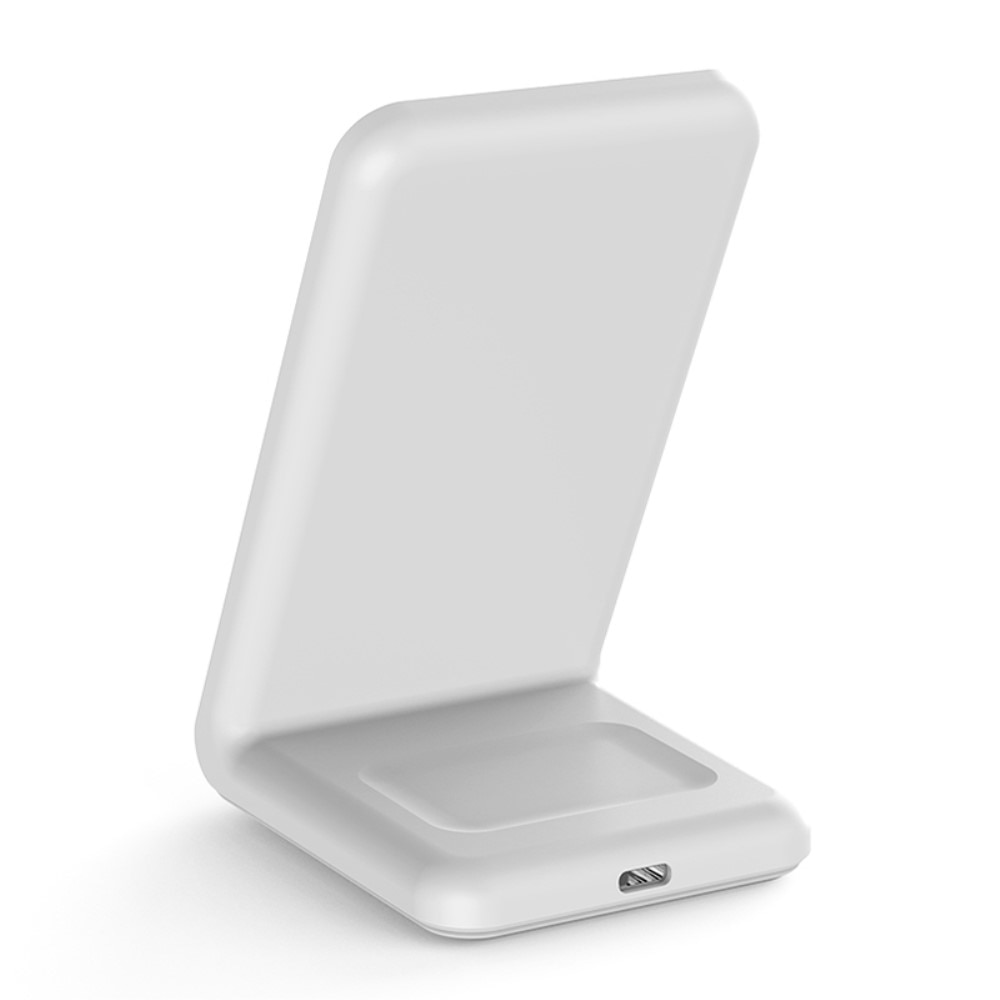 Modern 2-in-1 Stazione di Ricarica Magnetica Wireless bianco