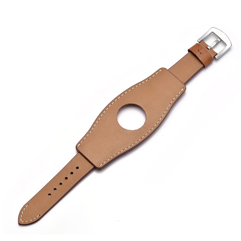 Cinturino in pelle largo Apple Watch 42mm, marrone