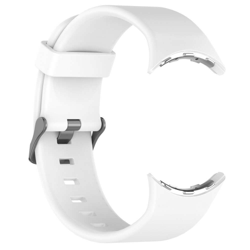 Cinturino in silicone per Google Pixel Watch 3 XL 45mm, bianco