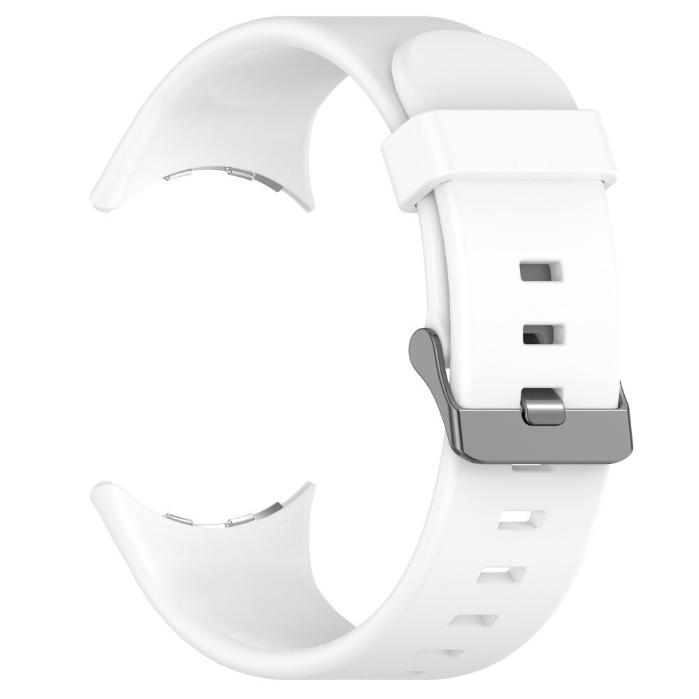 Cinturino in silicone per Google Pixel Watch 3 XL 45mm, bianco