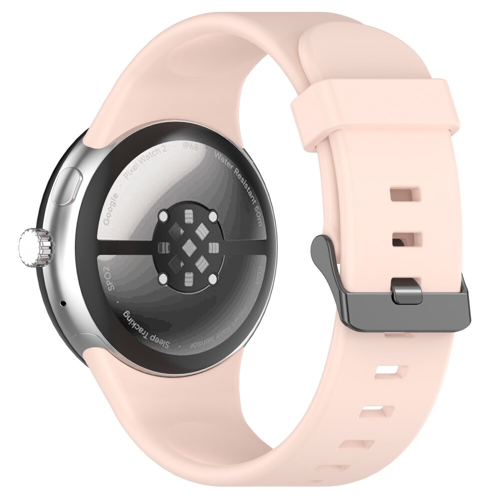 Cinturino in silicone per Google Pixel Watch 3 XL 45mm, rosa