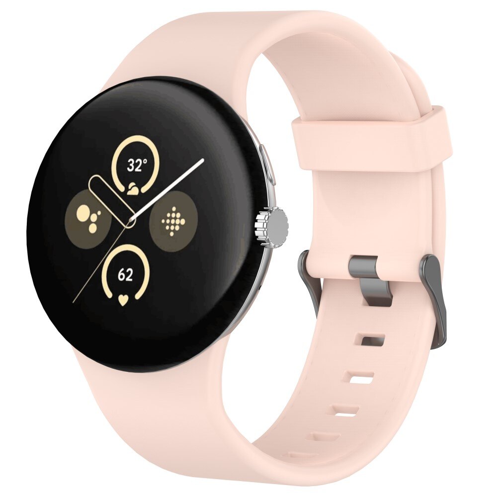 Cinturino in silicone per Google Pixel Watch 3 45mm, Rosa