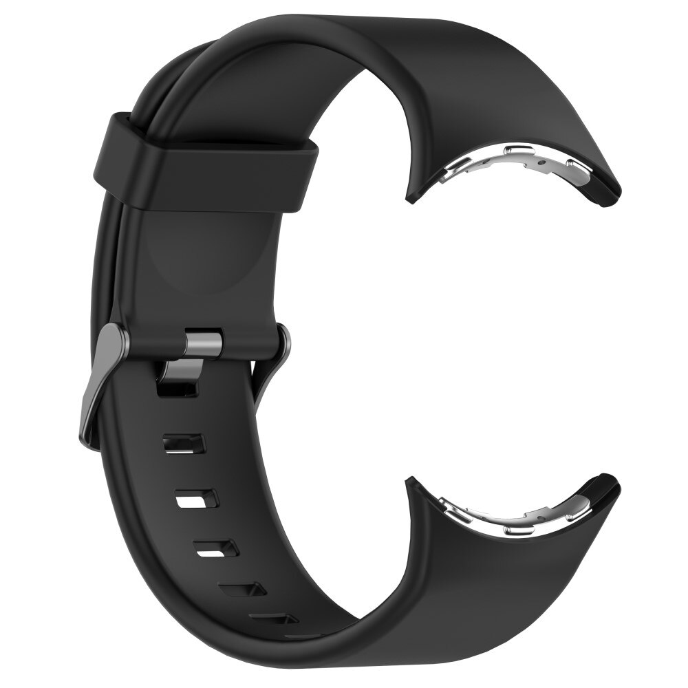 Cinturino in silicone per Google Pixel Watch 3 XL 45mm, nero