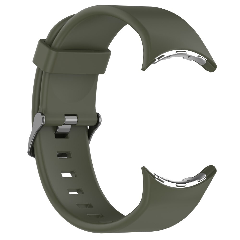 Cinturino in silicone per Google Pixel Watch 3 XL 45mm, verde scuro