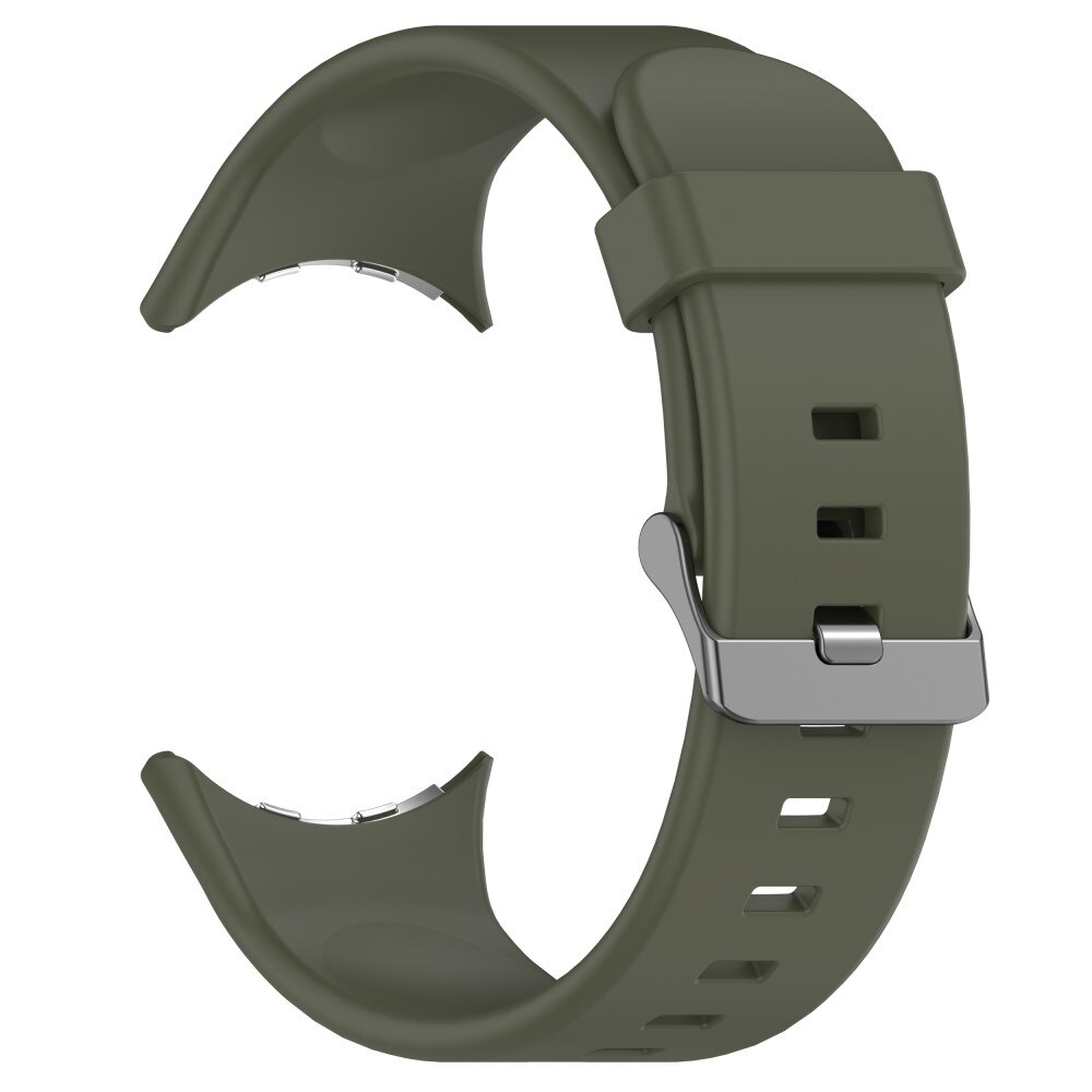 Cinturino in silicone per Google Pixel Watch 3 XL 45mm, verde scuro