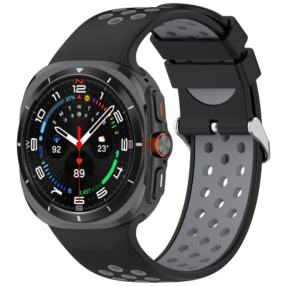 Cinturino Sport in Silicone Samsung Galaxy Watch Ultra 47mm nero