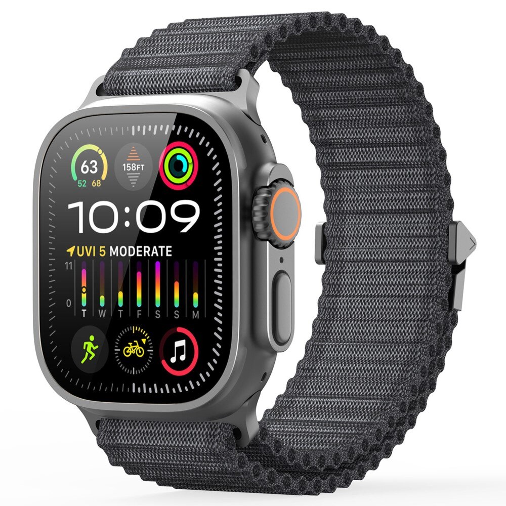 Cinturino in Active Nylon Apple Watch Ultra 49mm 1st Gen grigio