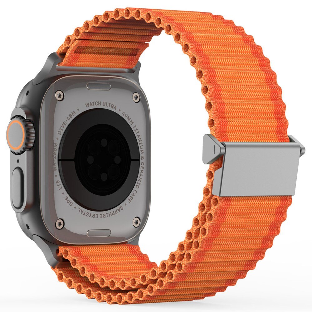 Cinturino in Active Nylon Apple Watch Series 4-6 44mm arancia